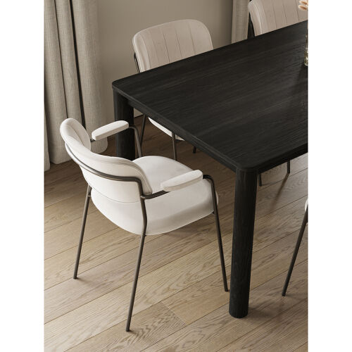 Стул eirill, велюр, серо-бежевый 7