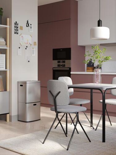 Ваза muse, 25 см, нежно-розовая 3