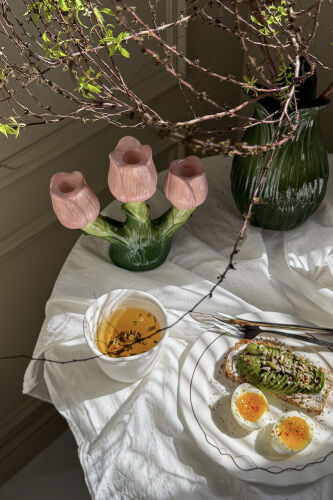 Подсвечник floret для трех свечей из коллекции blossom, 20 см 5