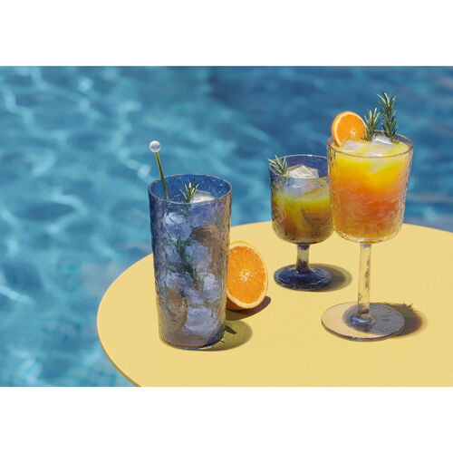 Набор бокалов из акрила arctic для вина, 280 мл, синий, 4 шт. 4