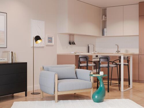 Панно декоративное с эффектом 3d minimalism line, 50х70 см 4