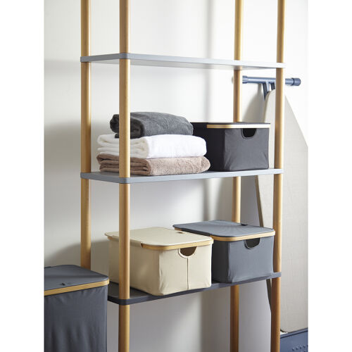 Корзина для белья neat low, 40x33x20 см, серая 3 Корзина для белья neat low, 40x33x20 см, серая 3