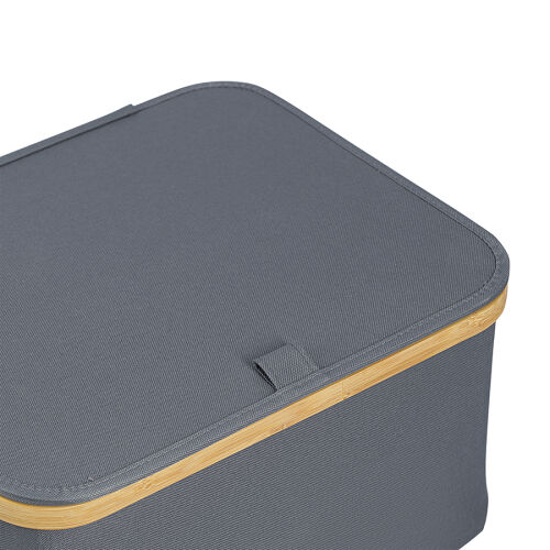 Корзина для белья neat low, 40x33x20 см, серая 5 Корзина для белья neat low, 40x33x20 см, серая 5