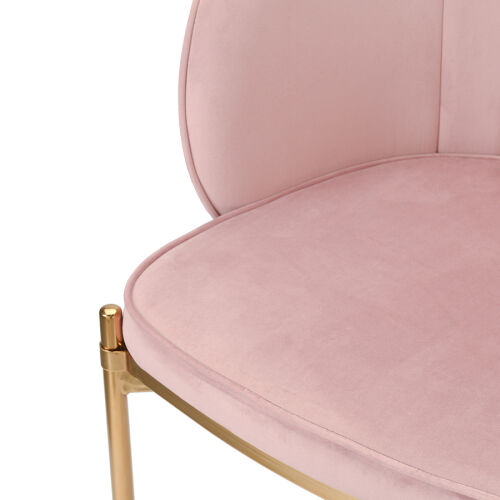 Стул coral, велюр, пыльная роза 7
