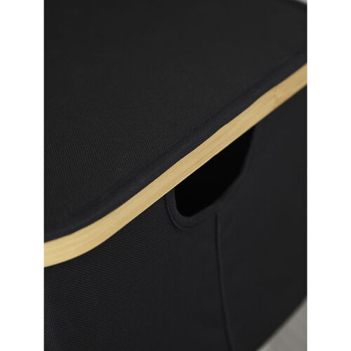 Корзина для белья neat low, 40x33x20 см, черная 1 Корзина для белья neat low, 40x33x20 см, черная 1