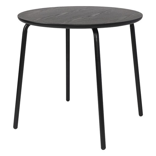 Стол обеденный round, D80 см, черный