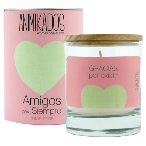 Свеча ароматическая animikados, friends for life, frutos rojos, 1 Свеча ароматическая animikados, friends for life, frutos rojos, 1
