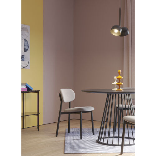 Стул round, рогожка, дымчато-серый 4