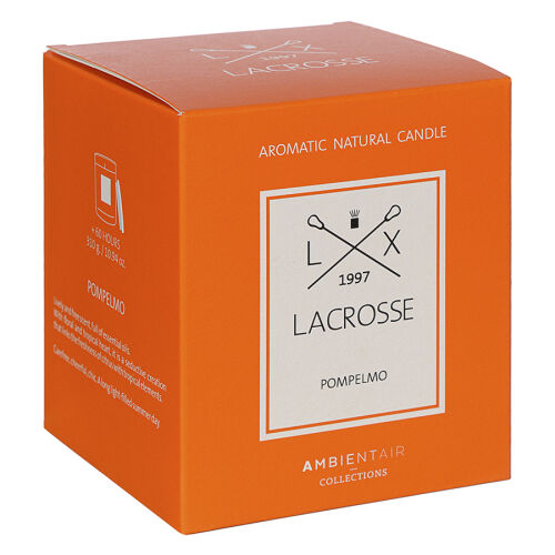 Свеча ароматическая lacrosse, pompelmo (новая), 60 ч 3