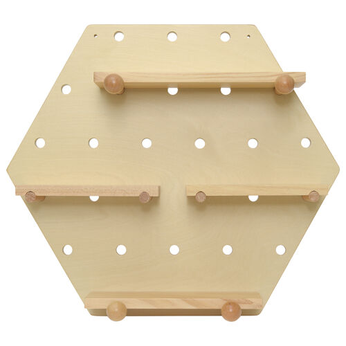 Пегборд shely, 43х50 см, светлое дерево 1