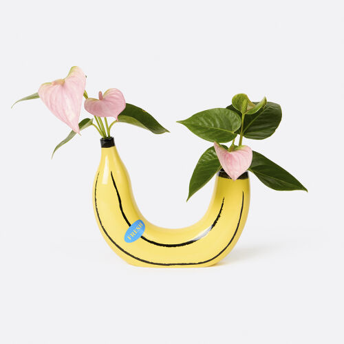 Ваза для цветов banana, 19 см, желтая 5 Ваза для цветов banana, 19 см, желтая 5