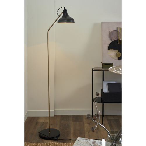 Торшер enkel sand, 165 см, золотистый/черный 2