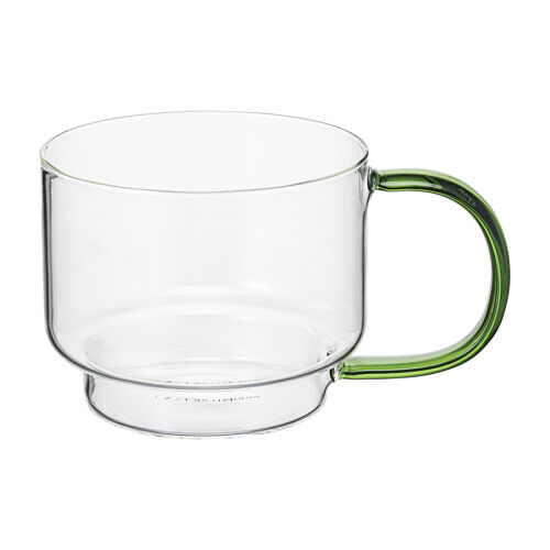 Набор кружек orb, 400 мл, прозрачные/зеленые, 2 шт. 4