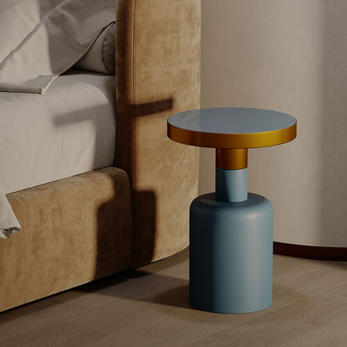 Столик журнальный froud, D35 см, синий 3