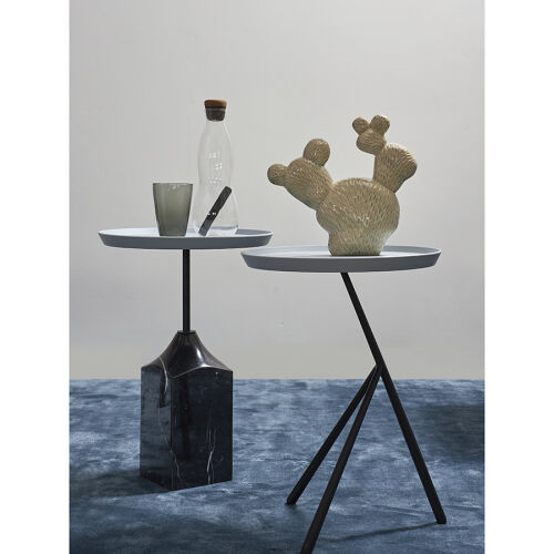 Столик приставной sustainable collection, D38 см, серо-голубой/ч 4 Столик приставной sustainable collection, D38 см, серо-голубой/ч 4