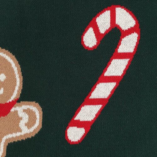 Плед из хлопка с новогодним рисунком gingerman из коллекции new  6