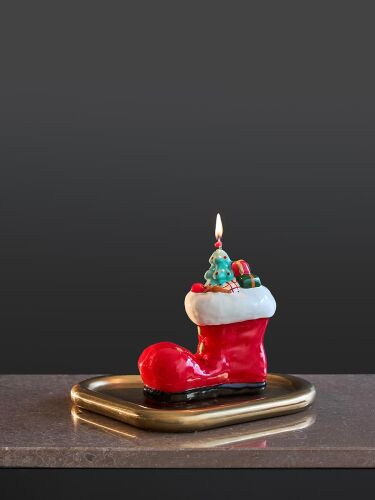 Свеча декоративная festive stocking из коллекции new year essent 2