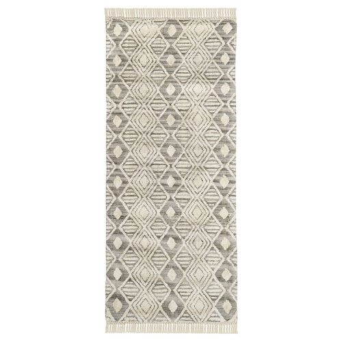 Ковер с бахромой из хлопка chennai из коллекции ethnic, 70x160 с 1 Ковер с бахромой из хлопка chennai из коллекции ethnic, 70x160 с 1
