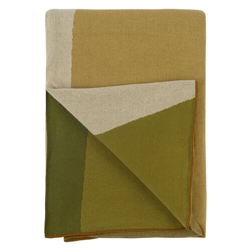 Плед из хлопка с рисунком rice plantation из коллекции terra, 13 3