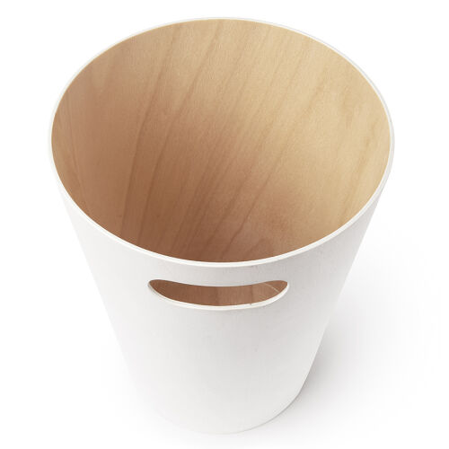 Корзина для мусора woodrow, 7,5 л, белая/дерево 5 Корзина для мусора woodrow, 7,5 л, белая/дерево 5