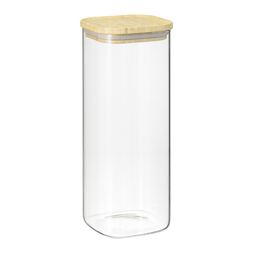 Банка для хранения квадратная glass bamboo, 1,9 л 1 Банка для хранения квадратная glass bamboo, 1,9 л 1
