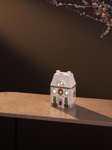 Домик с подсветкой olgod из коллекции new year essential, 16 см 3