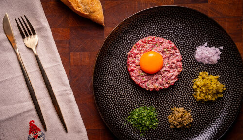 Набор обеденных тарелок dots, D26 см, черные, 2 шт. 3