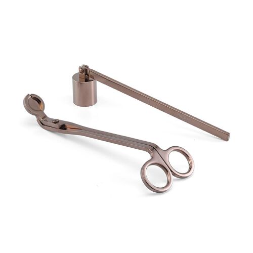 Набор аксессуаров для свечей дымчато-коричневого цвета из коллекции essential