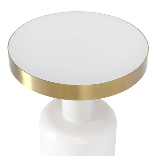 Столик журнальный froud, D35 см, белый 6