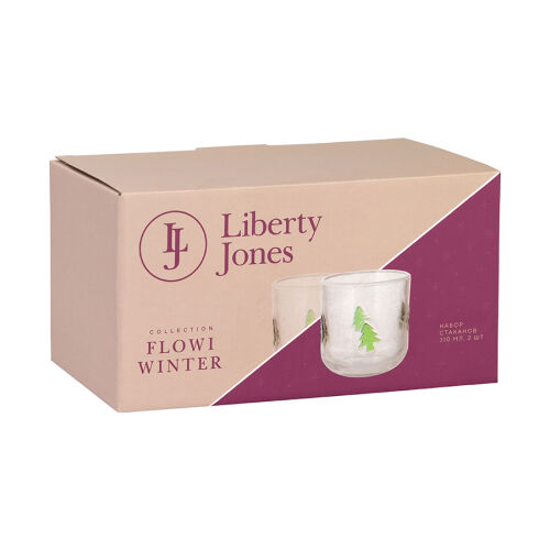 Набор стаканов flowi winter, 310 мл, 2 шт. 6