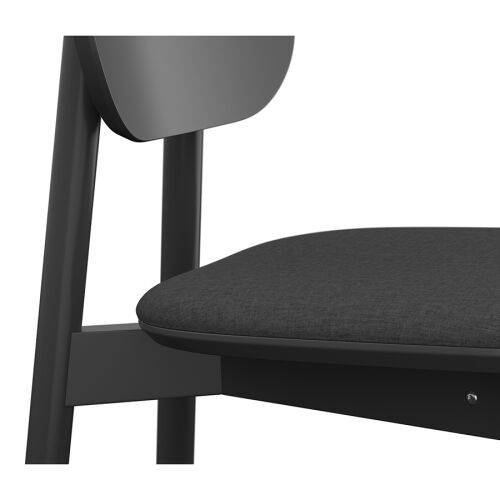 Стул saga, рогожка, темно-серый 7