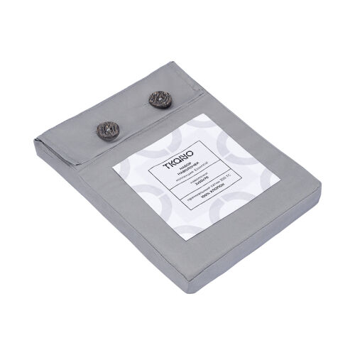 Набор наволочек из премиального сатина светло-серого цвета из ко 6