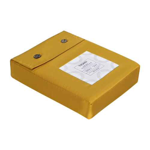 Комплект постельного белья из премиального сатина горчичного цве 7