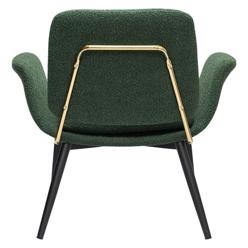 Лаунж-кресло hilde, букле, темно-зеленое 3