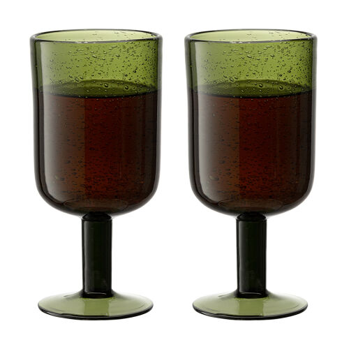 Набор бокалов для вина flowi, 410 мл, темно-зеленые, 2 шт. 3