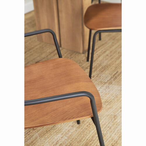 Стул с подлокотниками torfrid, орех 5