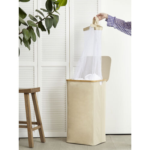 Корзина для белья neat tall, 41х35х74 см, молочная 10