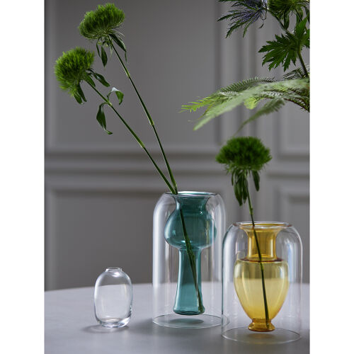 Ваза muse, 16 см, янтарная 2