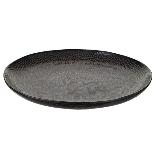 Набор обеденных тарелок dots, D26 см, черные, 2 шт. 4