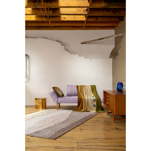 Ковер из хлопка с рисунком rice plantation из коллекции terra, 1 4