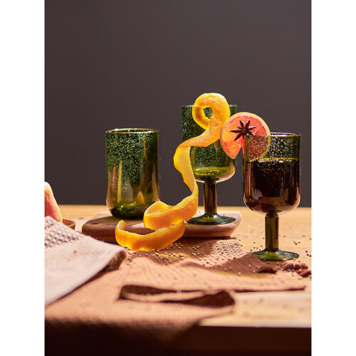 Набор бокалов для вина flowi, 410 мл, темно-зеленые, 2 шт. 4