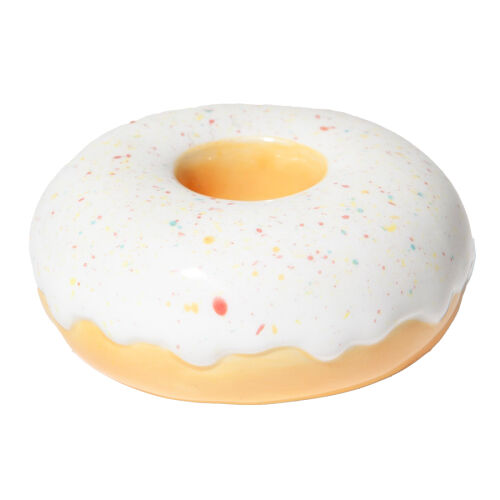 Подсвечник fast food, donut, D7 см, белый 1 Подсвечник fast food, donut, D7 см, белый 1