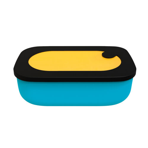 Ланч-бокc on the go, 900 мл, желтый-синий 1 Ланч-бокc on the go, 900 мл, желтый-синий 1