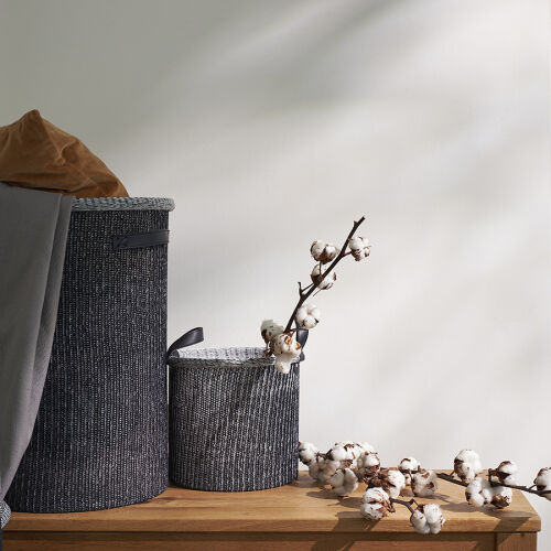 Корзина для хранения sustainable collection, D22х23 см, черная 1 Корзина для хранения sustainable collection, D22х23 см, черная 1
