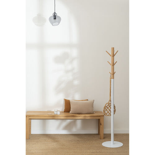 Вешалка напольная espen, 174 см, белая/натуральное дерево 4