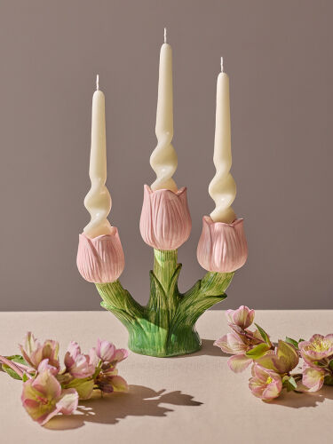 Подсвечник floret для трех свечей из коллекции blossom, 20 см 5