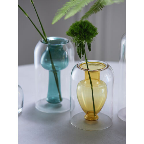 Ваза muse, 16 см, янтарная 3