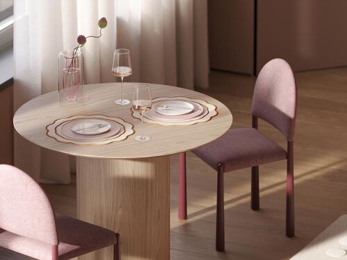 Ваза muse, 25 см, нежно-розовая 5