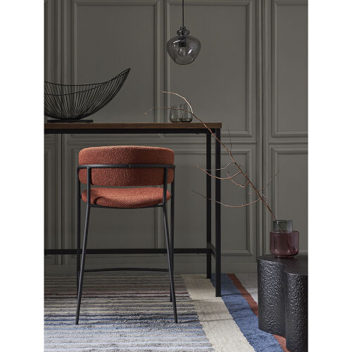 Стул полубарный helning, букле, терракота 2