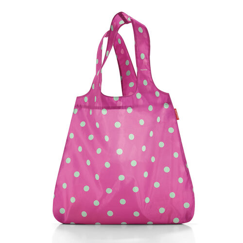 Сумка складная mini maxi shopper magenta dots 2 Сумка складная mini maxi shopper magenta dots 2